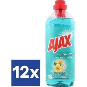 Ajax Mediterrean Lagoon Allesreiniger (Voordeelverpakking) - 12 x 1 l