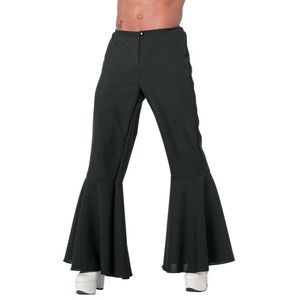 Hippie broek zwart bi-stretch man - Maatkeuze: Maat 52