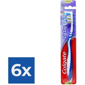 Colgate Tandenborstel ZigZag Medium - Voordeelverpakking 6 stuks