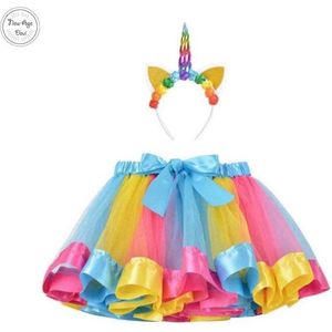 New Age Devi - Meisjes Tutu S 3 mnd - 2 jaar Kleuren Rok Exclusief Diadeem Party Dance Regenboog Rokken Meisjes kleding Kinderen Kleding