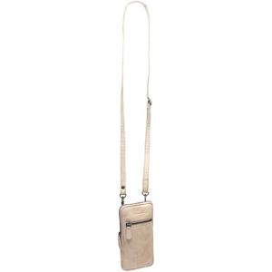 The Chesterfield Brand Leren Telefoontasje Gordeltas Salta Phonebag Beige