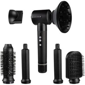 7 in 1 Airwrap Haarstyler en Föhn / Zwart