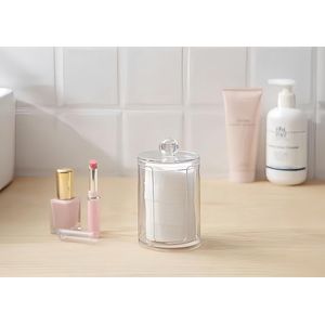 La'Moussawi ® Stijlvolle Wattenschijfjes- en Make-up Organizer Set voor Badkamer en Slaapkamer