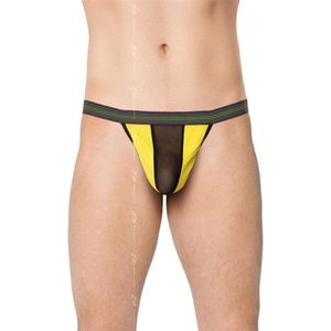 SoftLine Collection - Sexy heren string - geel S t/m L