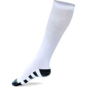 sport compressie sokken wit. maat 38 t/m 42
