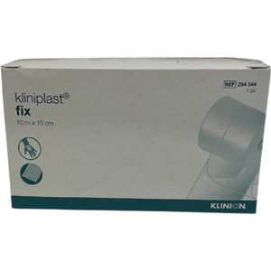 Voordeelverpakking 3 X Kliniplast Fix fixatiepleister op rol, 10m x 15cm, 4 stuks