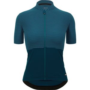 Santini Colore Riga - Women'S S/S Jersey BLAUW - Maat S