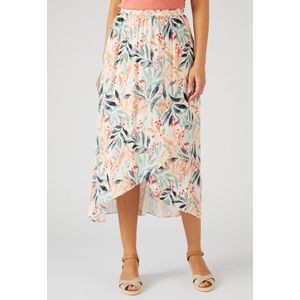 Damart - Rok met wikkeleffect in crêpe *zuivere viscose Lenzing(TM) EcoVero(TM) - Dames - Roze - 48