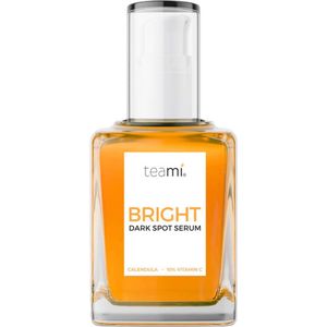 Teami Brightening Serum – Tegen Pigmentvlekken | 10% Vitamine C & Calendula | Voor Stralende en Egaal Uitziende Huid