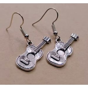 Akyol - Gitaar oorbellen - muziek oorbellen - klassieke gitaar oorbellen - oorbellen - oorbellen voor muzikanten - oorbellen voor meisjes - kerstcadeau- kerstcadeau voor kinderen