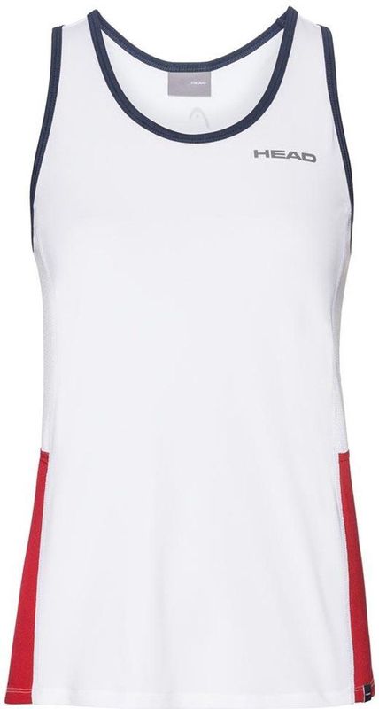 Head Racket Club Mouwloos T-shirt Wit 176 cm Jongens,Meisjes