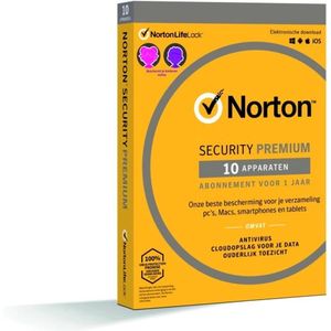 Norton Security Premium 3.0 - 10 Apparaten - 1 Jaar