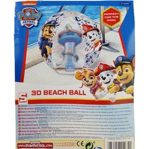 3D strandbal Paw Patrol - Multicolor - Kunststof