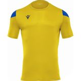 Macron - Polis Shirt - Korte Mouw - Geel / Zwart - Kinderen