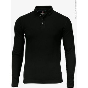 Carlington Men - zwart Nimbus - Polo met lange mouwen - M