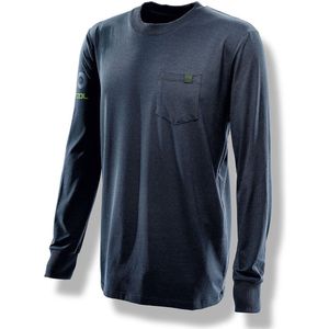 Festool LS-FT1-XXL Shirt - Donkerblauw - 64% Lyocell, 31% Katoen, 5% Elastaan