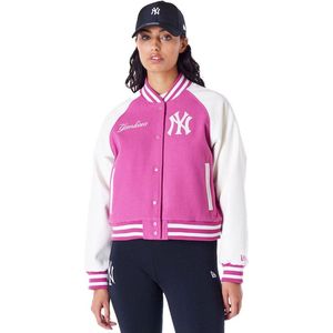 New Era Mlb Varsity New York Yankees Bomberjack Roze L Vrouw