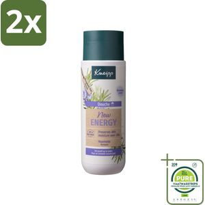 Kneipp Douche New Energy 200 ml - Voordeelverpakking - 2 stuks - Douchegel - Energie