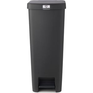 Brabantia StepUp Prullenbak - Pedaalemmer - 40 liter - Dark Grey