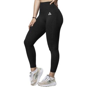 Mewave - Sportlegging zwart - Dames - Sportbroek - Sportkleding - Yoga legging - Hardloopbroek - Tiktok - Fitness - Maat XL