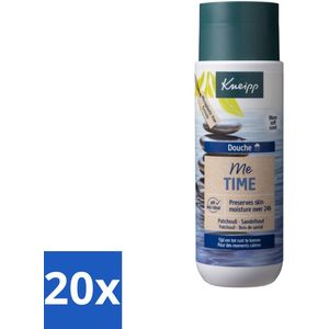 20 x Kneipp - Douchegel - Me-Time - 200 ml - Vegan - Huidvriendelijk - Biologisch Afbreekbaar - Duurzaam - Gevoelige Huid