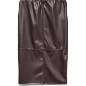 VERO MODA curve imitatie lederen rok