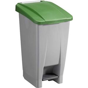 Afvalbak 60 Liter - Pedaalemmer 60 Liter - Afvalemmer 60 Liter - Grijs|Groen