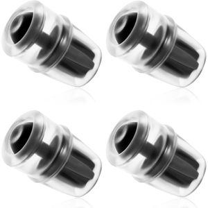 Allecto Plus - 4 stuks Vervangende Bijtventielen voor Hydratatiepakket - BPA-vrij - Siliconen Mondstuk - Blauw - Geschikt voor Hydrapak Hydratatiereservoirs