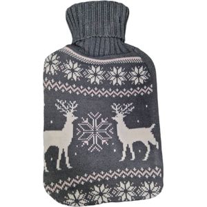 Warmwaterkruik – Kruik - Warmwaterkruik Met Hoesje – 2l – Jacquard
