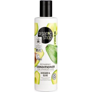 3x Organic Shop Conditioner Avocado & Olive 280 ml