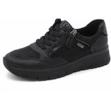 Jana - Laced Tex - Veganistische Sneakers - Zwart - 38 EU