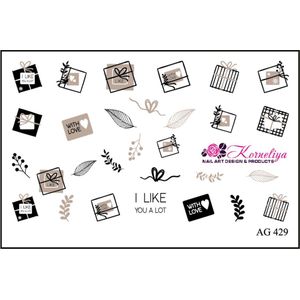 Korneliya Airbrush Waterdecal  AG 429