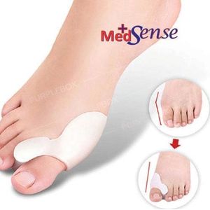 Hallux Valgus Siliconen Teencorrector/ Spreider en Beschermer Grote teen (Per paar)