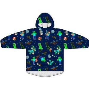 Minecraft Snuggle - Hoodie - Fleecedeken - Creepers - Volwassen - One Size - Polyester