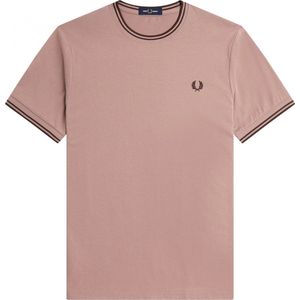 Fred Perry - Twin Tipped T-Shirt - Oudroze T-Shirt-L