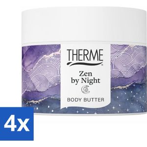 Therme - Zen by Night - Bodybutter - Hydraterend - Verzorgend - 225gr - Voordeelverpakking - 4 stuks