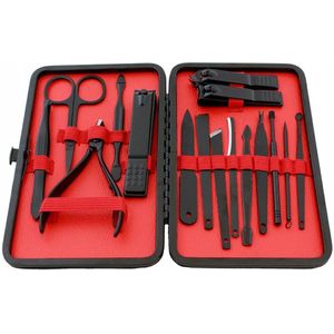 16-delige Manicure & Pedicure Set - Roestvrij Staal