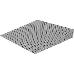 Drempelhulp Binnen - 11 t/m 12,6 cm (H) x 100 cm (B) - Verstelbare Oprijplaat / Drempelplaat - Oprijhelling