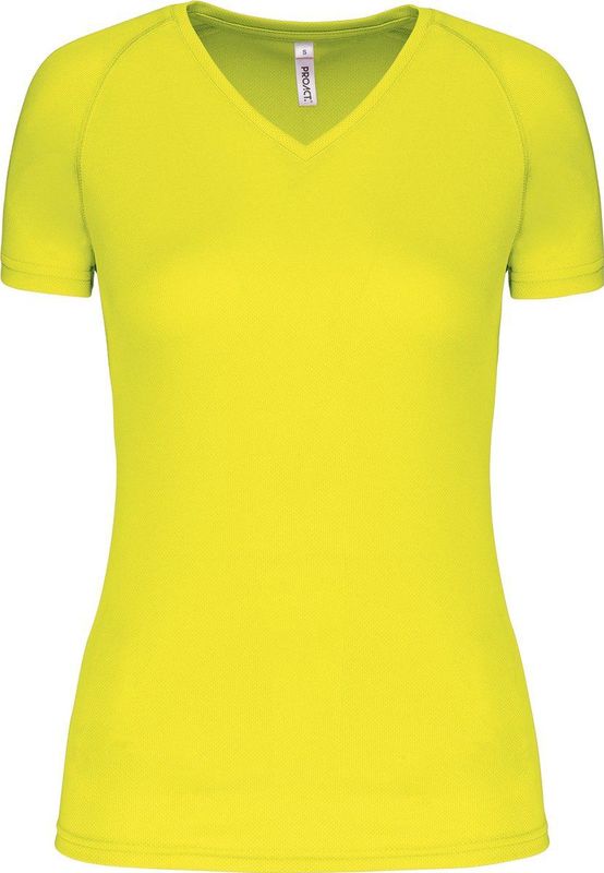 PROACT - PA477 - T-shirt - Fluorescent Yellow - Dames