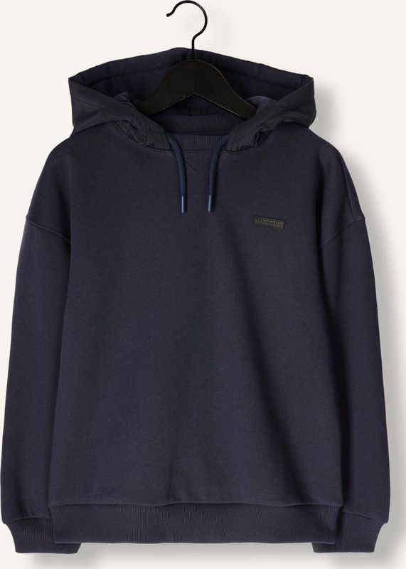 NIK & NIK Hoodie blauw (Maat: 128) - Effen - Halslijn: Capuchon,
