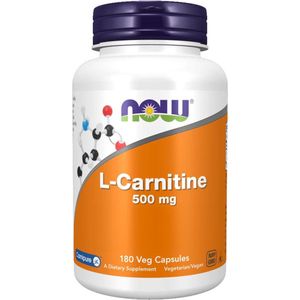 L-Carnitine 500mg Now Foods 180v-caps