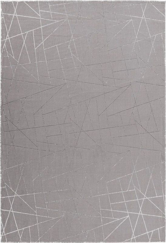 Vloerkleed - Bijou - Geometrisch - Taupe/Zilver - 160x230 cm