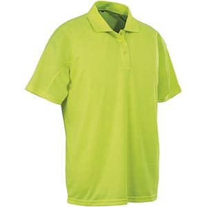 Senvi Sports Performance Sport Polo - Kleur Fluoriserend Geel - XXS