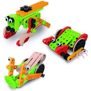 Mechanica - Clementoni Wetenschap & Spel Mechanica Junior - 130+ Onderdelen! - Insecten - Meccano - Cadeautip!