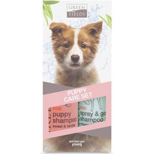 Vacht Verzorging Set voor Puppy - Shampoo en Spray