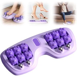 Voetmassage apparaat - Voetmassage roller - Draagbare dubbele voetmassageroller - Massagebal - Voet massage - dubbele voetmassageroller voor het verlichten van pijn van plantaire fasciitis en verbeterde bloedsomloop, draagbare voetmassagetool