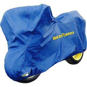 Motorhoes voor binnen- en buitenopslag met hangslotgat maat XL - Geschikt voor Goodyear - Afmetingen: 246 x 105 x 127 cm Motorhoes