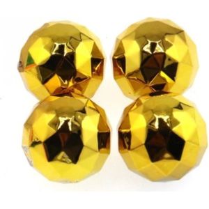Diamantbal ventieldopjes goud