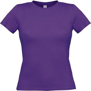 B&C T-shirt dames model paars. maat l