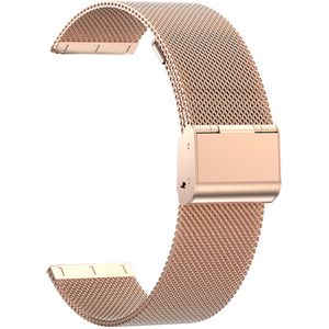 Bizoule Metalen Bandje 18mm Rose-Goud - voor Smartwatch Divina & Belle